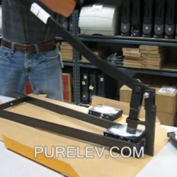 Old School Hard Drive Destruction [VIDEO] 