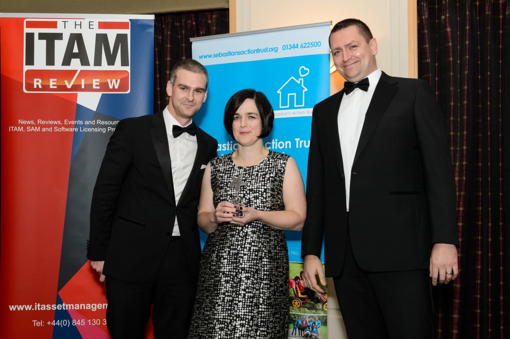 Tony Crawley & Gillian Leicester of Synyega - joint winners of the ITAM Professional of the Year Award 2015
