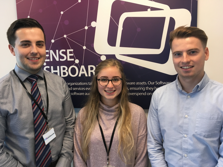 New SAM Consultants James, Leah, and Huw