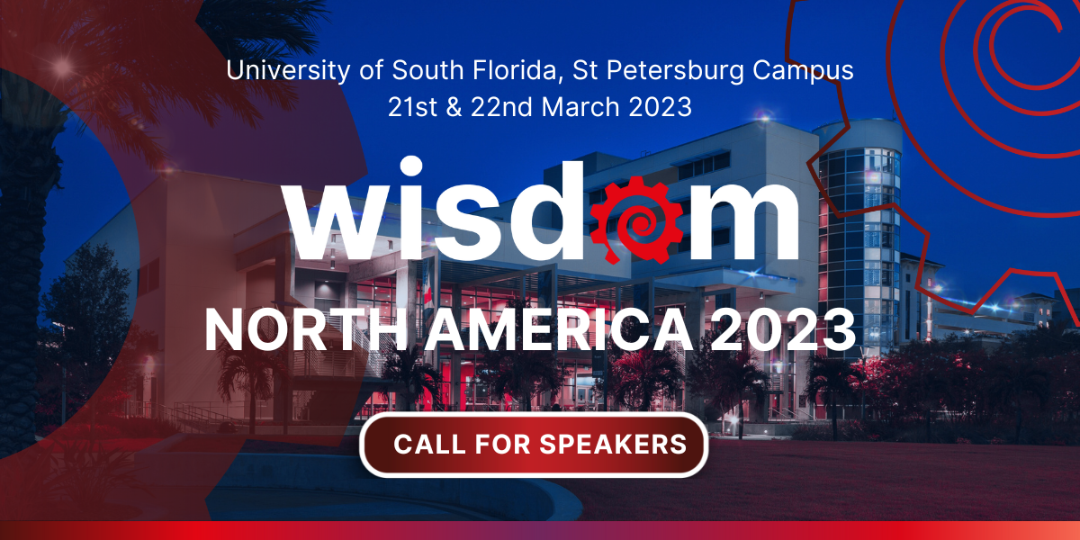 We're back in the USA: Wisdom North America 2023 announced