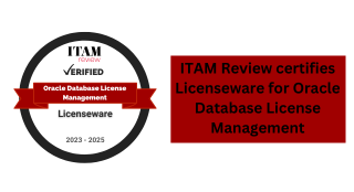 ITAM Review certifies Licenseware for Oracle Database License Management
