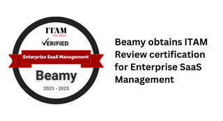 Beamy achieves ITAM Review certification for Enterprise SaaS Management 