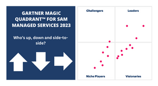 Gartner Magic Quadrant for SAM Managed Services 2023 - Who’s up, down and side-to-side?